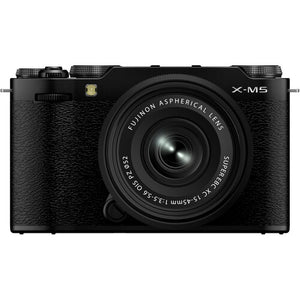 FUJIFILM X-M5 Mirrorless Camera APS-C XC 15-45mm Lens Black